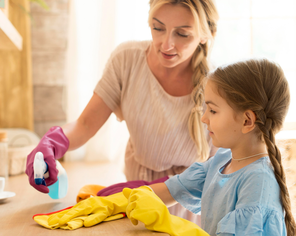 daily vs deep cleaning in childcare